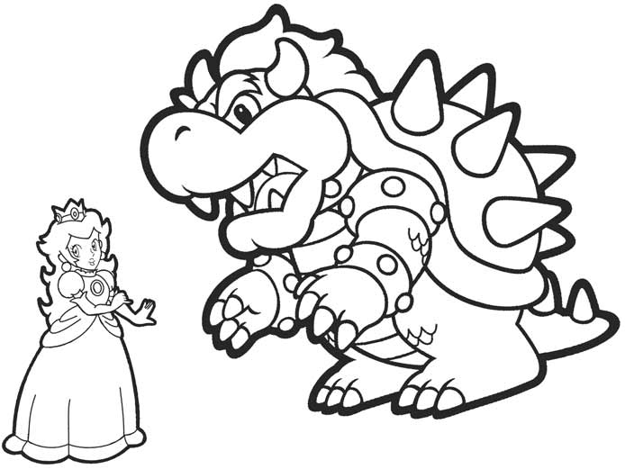 Bowser Coloring Pages Best Coloring Pages For Kids