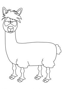 Llama Coloring Pages - Best Coloring Pages For Kids