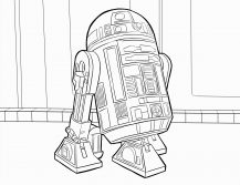 R2D2 Coloring Pages - Best Coloring Pages For Kids