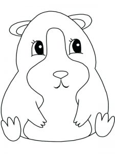 Guinea Pig Coloring Pages - Best Coloring Pages For Kids