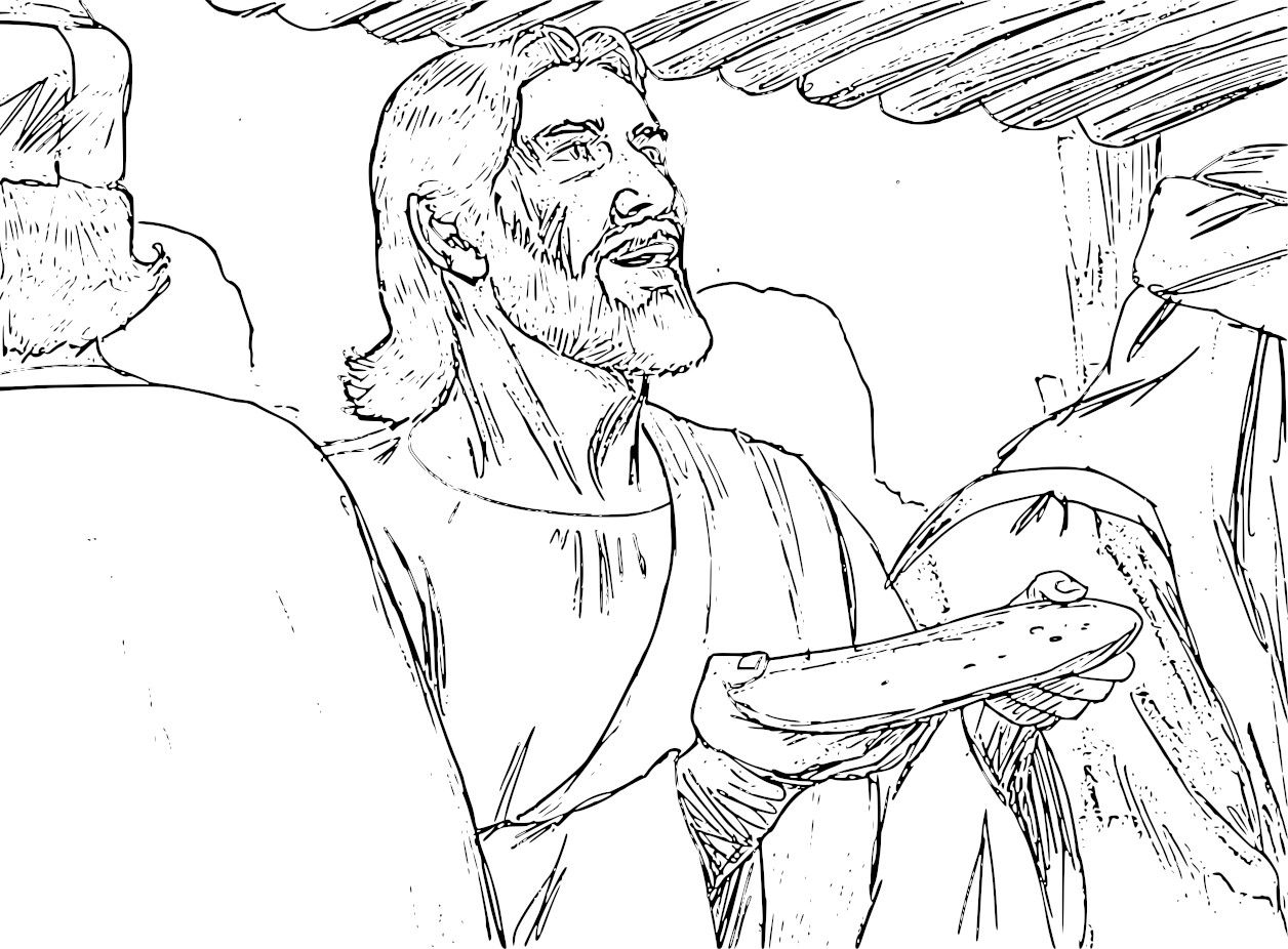 Free Printable Last Supper Coloring Pages