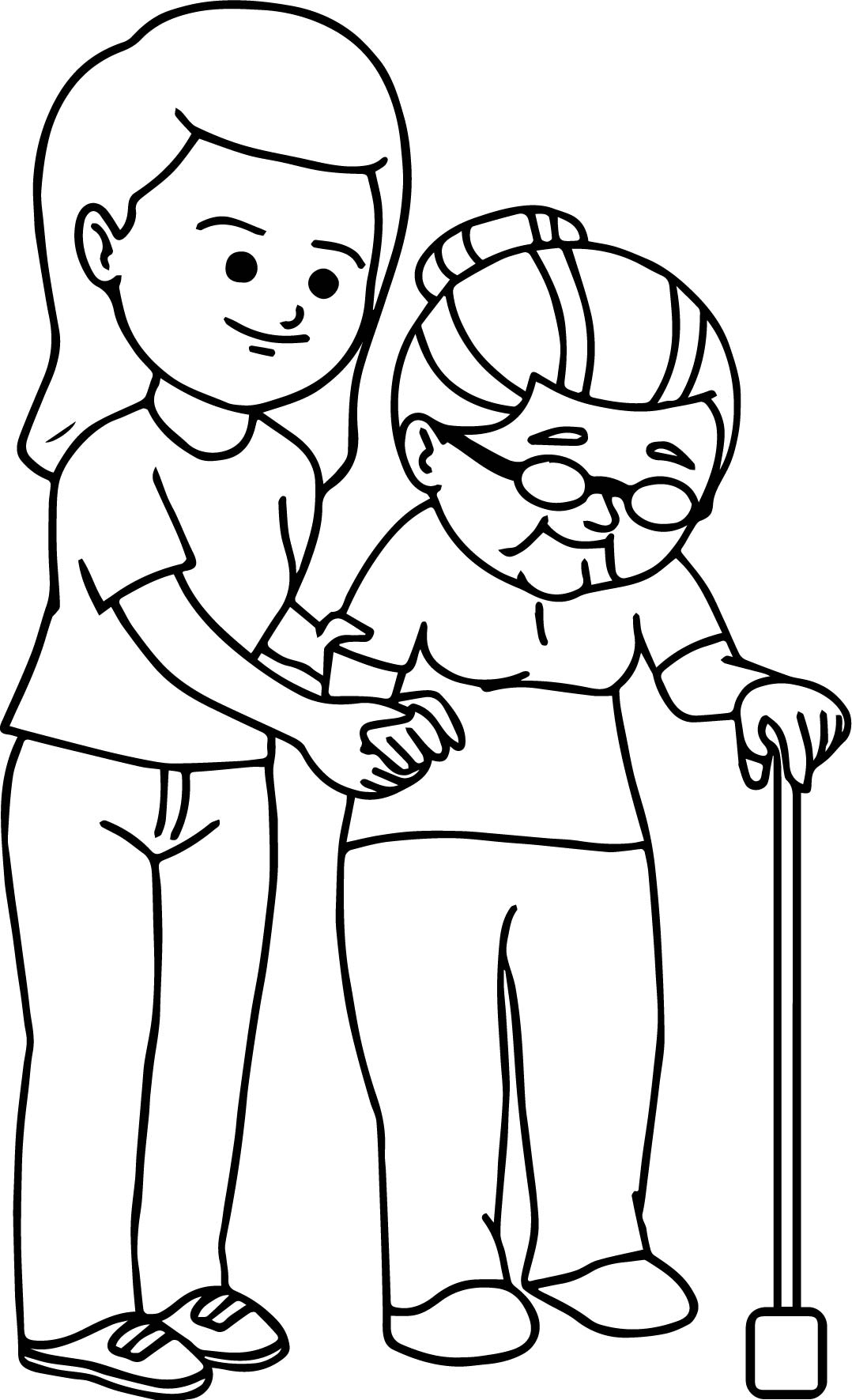 helping coloring pages