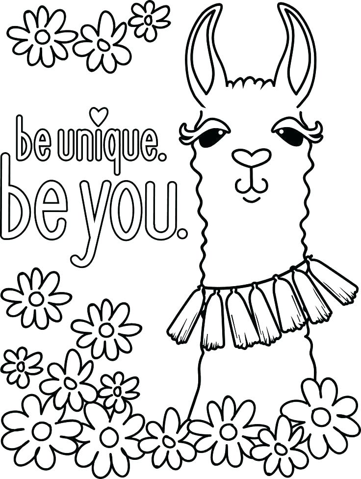 Llama Coloring Pages Best Coloring Pages For Kids