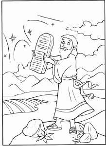 Ten Commandments Coloring Pages - Best Coloring Pages For Kids