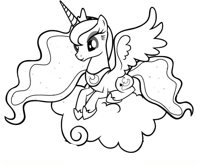 Princess Luna Coloring Pages Best Coloring Pages For Kids