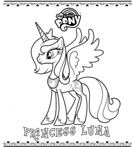 Princess Luna Coloring Pages - Best Coloring Pages For Kids