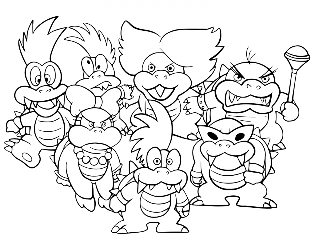 Bowser Coloring Pages Best Coloring Pages For Kids