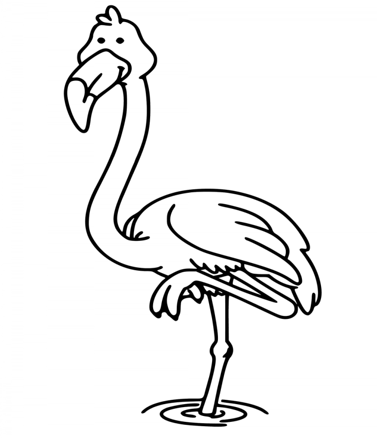 Flamingo Coloring Pages - Best Coloring Pages For Kids