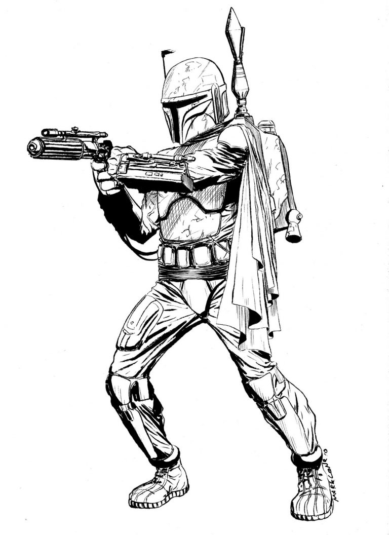 Boba Fett Coloring Pages - Best Coloring Pages For Kids