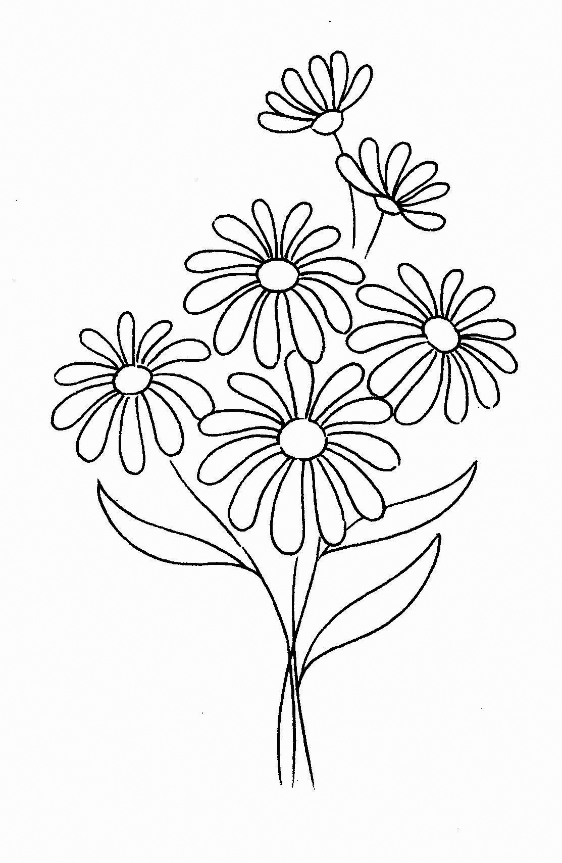 271 Simple Daisy Coloring Pages with Printable