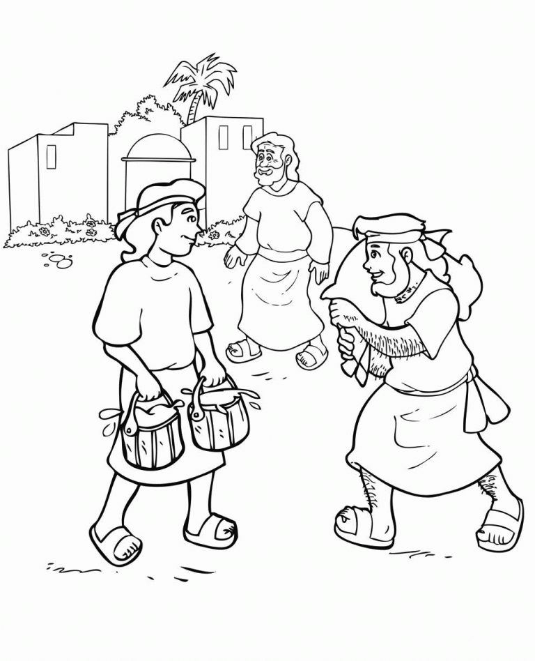 Jacob and Esau Coloring Pages - Best Coloring Pages For Kids