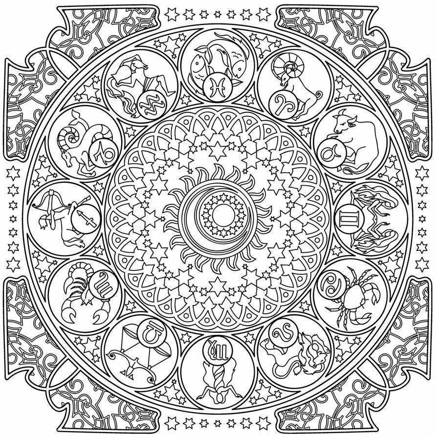 Zodiac Coloring Pages Best Coloring Pages For Kids