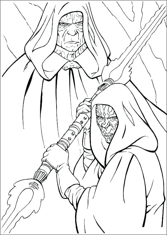 Darth Maul Coloring Pages Best Coloring Pages For Kids
