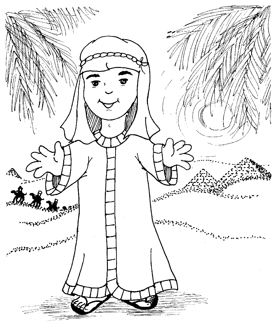 joseph son of jacob coloring pages