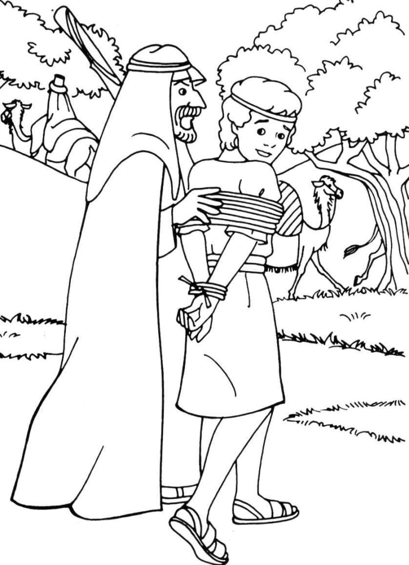 joseph and his brothers coloring page