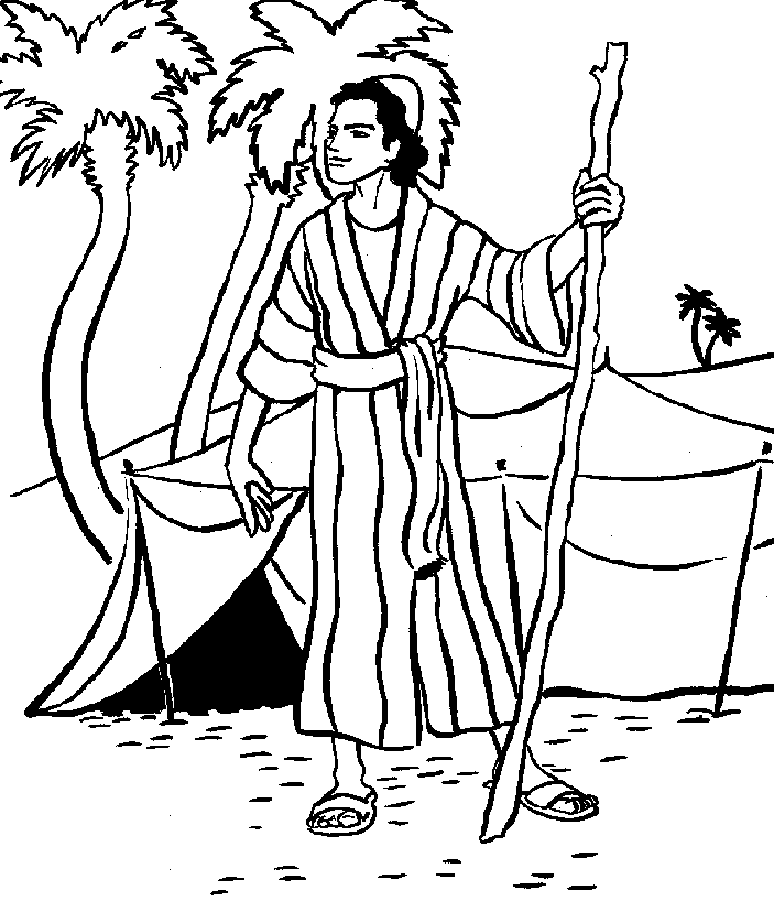 Joseph Coat Of Many Colors Coloring Pages