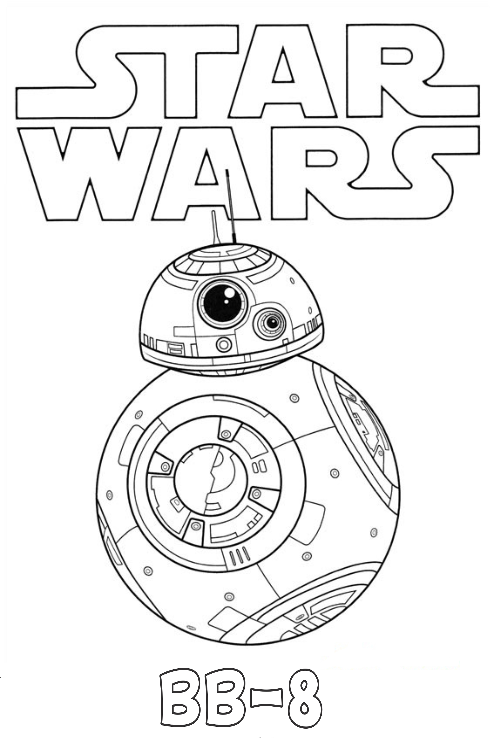 Download BB-8 Coloring Pages - Best Coloring Pages For Kids