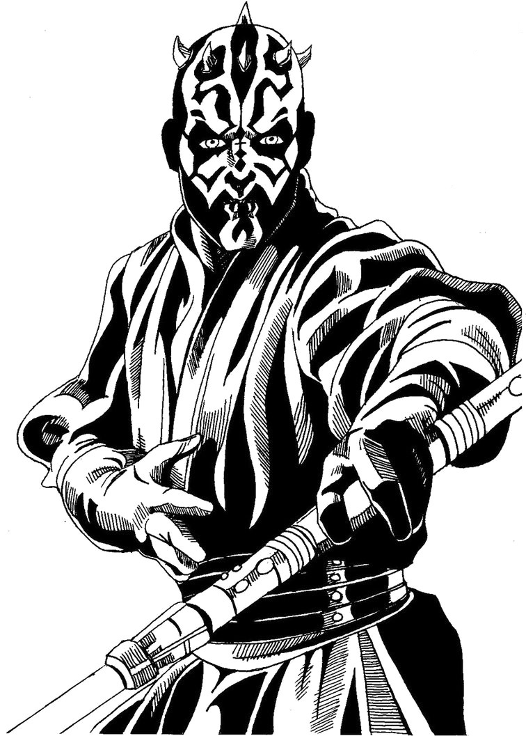 Darth Maul Coloring Pages - Best Coloring Pages For Kids