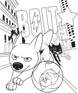 Bolt Coloring Pages - Best Coloring Pages For Kids