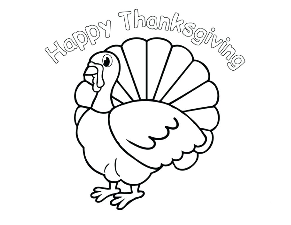 Happy Turkey Coloring Pages - boringpop.com