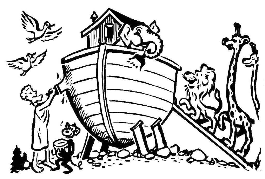 Loading Noahs Ark Coloring Page