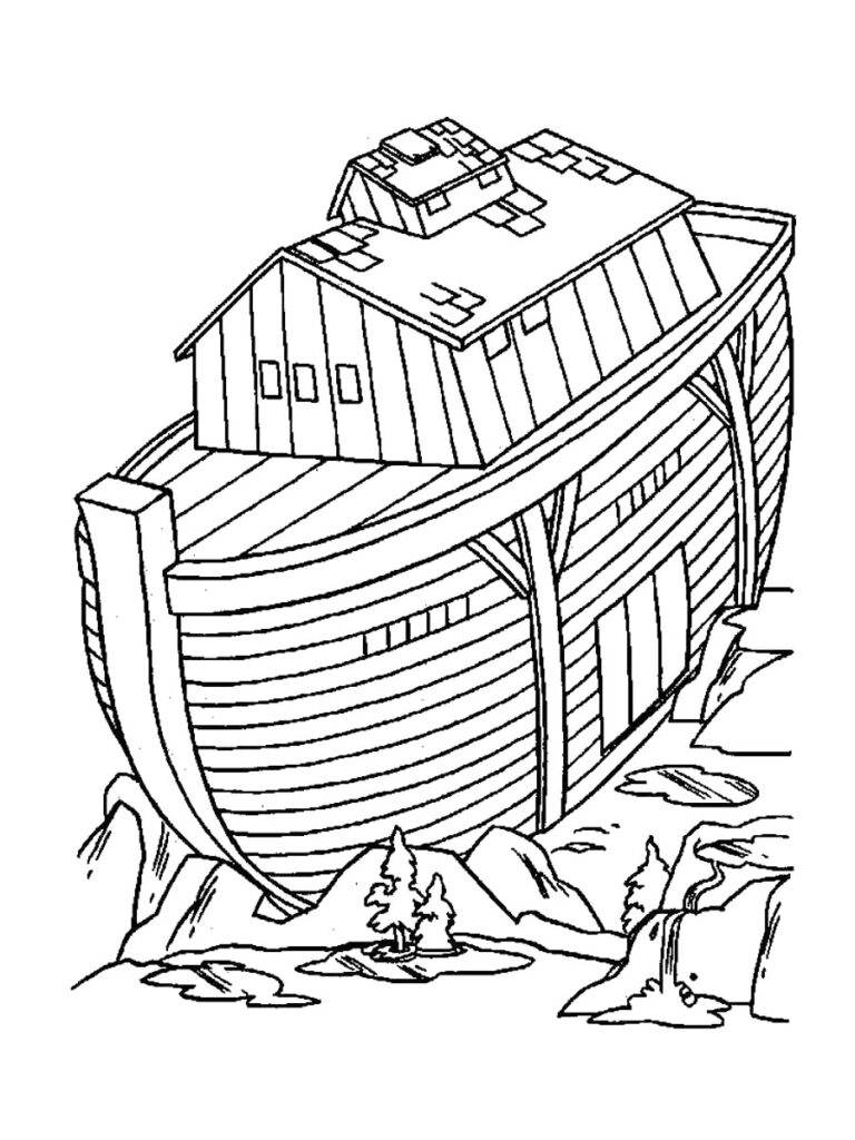 Noahs Ark Coloring Sheet