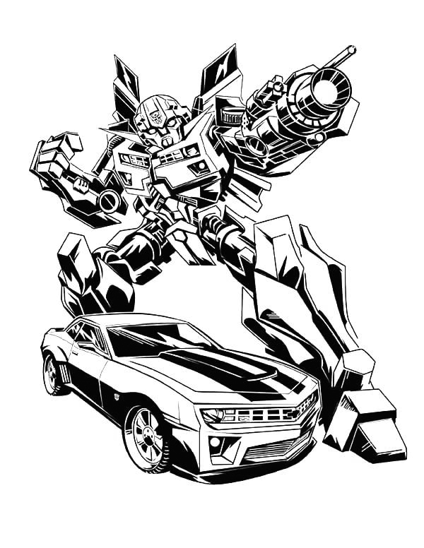 transformers bumblebee easy draw  Clip Art Library