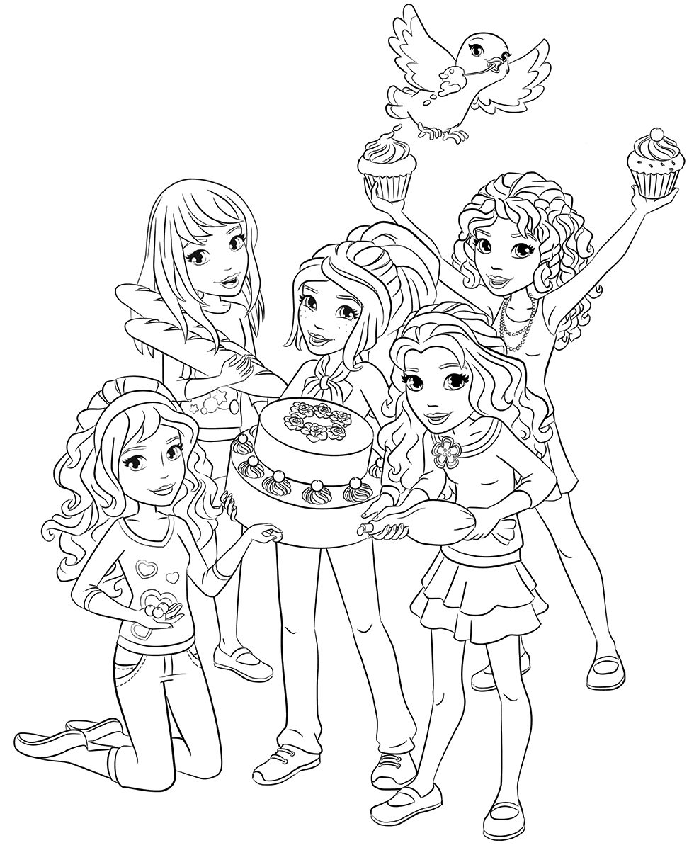 Lego Friends Coloring Pages Best Coloring Pages For Kids