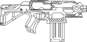 Nerf Gun Coloring Pages - Best Coloring Pages For Kids