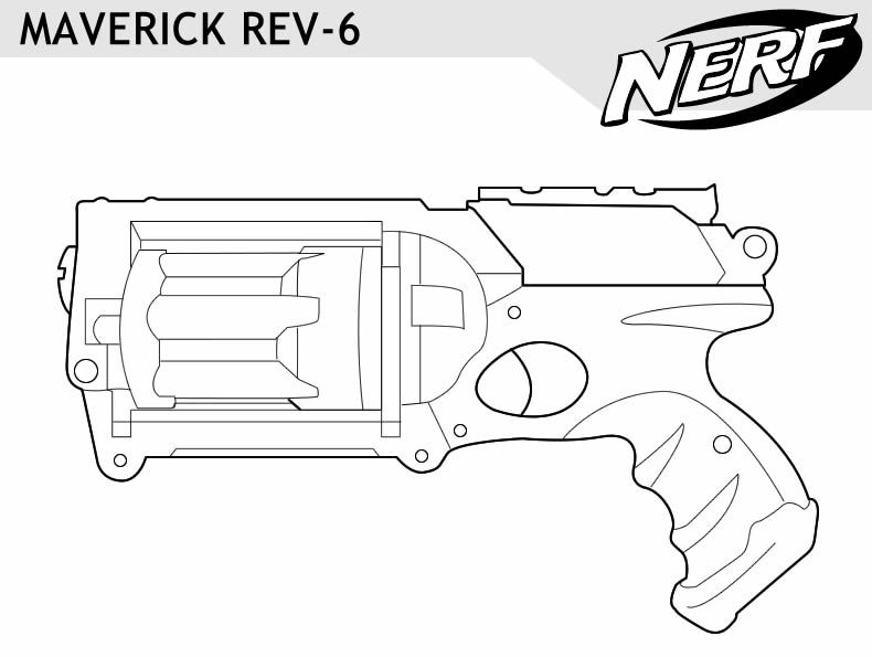 Nerf Gun Drawing Easy Secondlifeblendertutorial