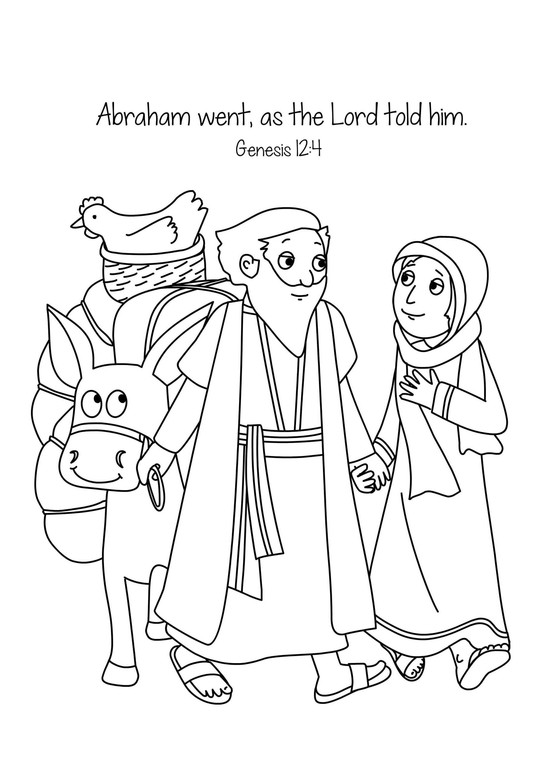 Abraham And Sarah Coloring Pages Best Coloring Pages For Kids