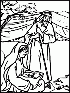 Abraham and Sarah Coloring Pages - Best Coloring Pages For Kids