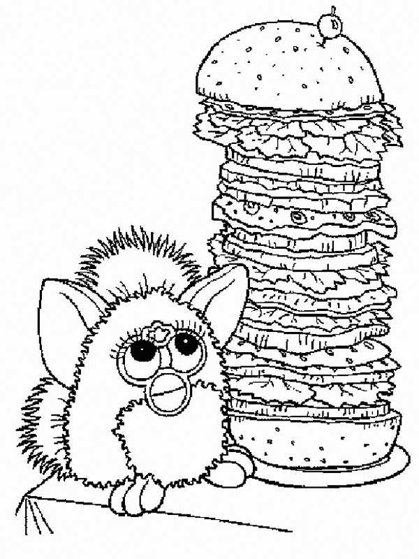 Hamburger Coloring Pages Best Coloring Pages For Kids