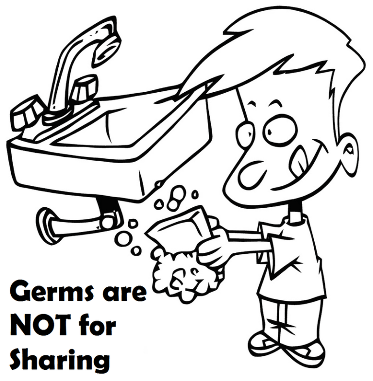 Washing Hands Coloring Pages - Online Free Coloring Pages for Kids - Coloring Sun - Part 2 - Washing your hands is one of the basic steps to good hygiene.