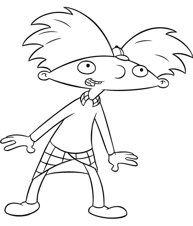 Hey Arnold Coloring Pages - Best Coloring Pages For Kids