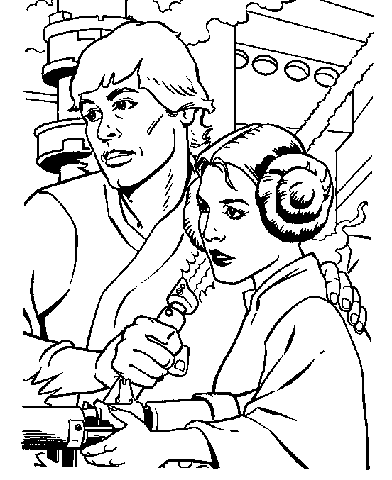 Free Free 247 Printable Princess Leia Coloring Pages SVG PNG EPS DXF File
