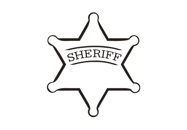 Sheriff Callie Badge Coloring Page