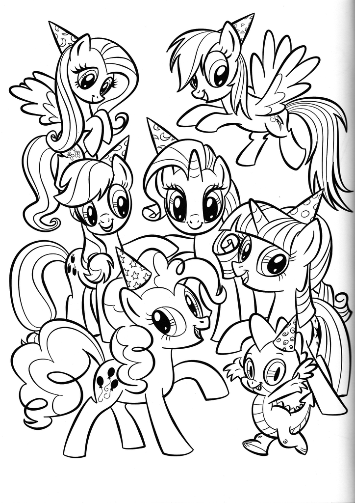 Download My Little Pony Friendship is Magic Coloring Pages - Best ...