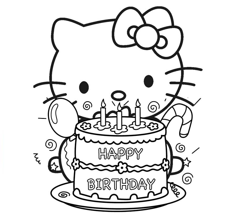 Hello Kitty Birthday Images