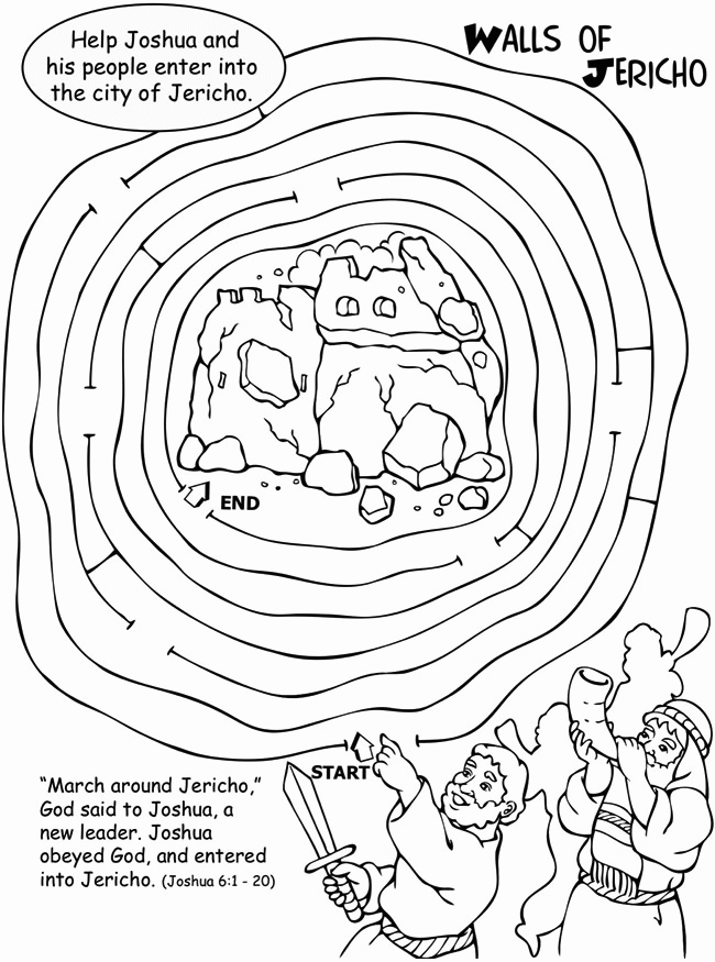 bible city coloring page