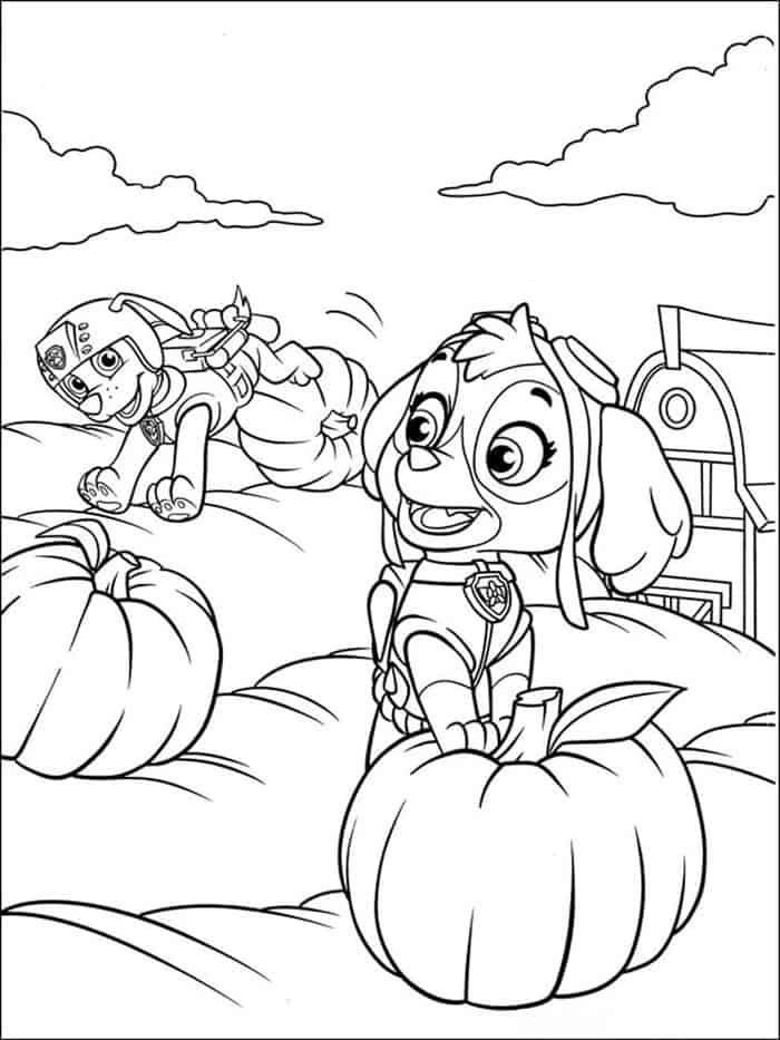 Paw Patrol Halloween Coloring Pages - Best Coloring Pages For Kids
