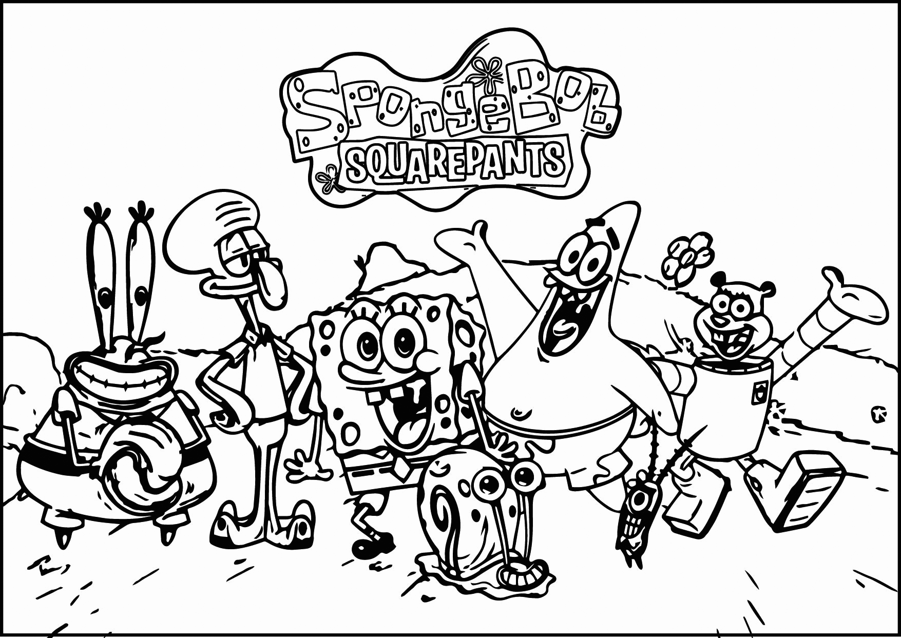Squidward Coloring Pages - Best Coloring Pages For Kids