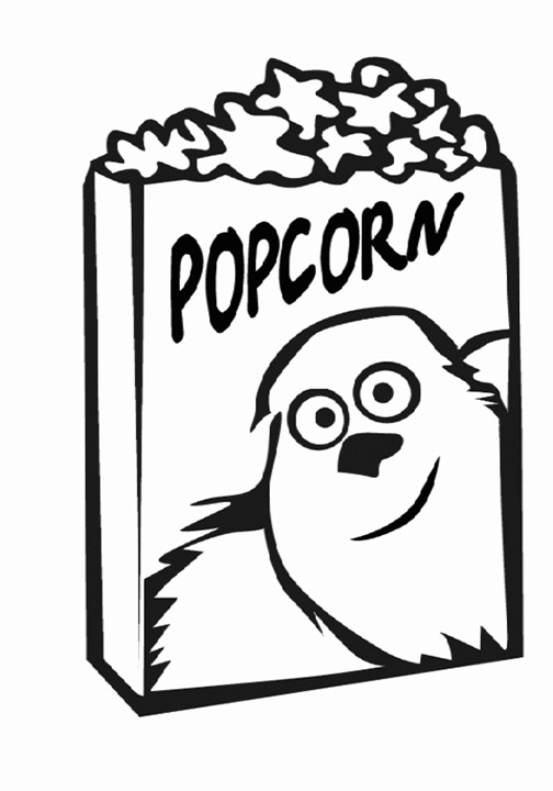 Popcorn Coloring Pages Best Coloring Pages For Kids