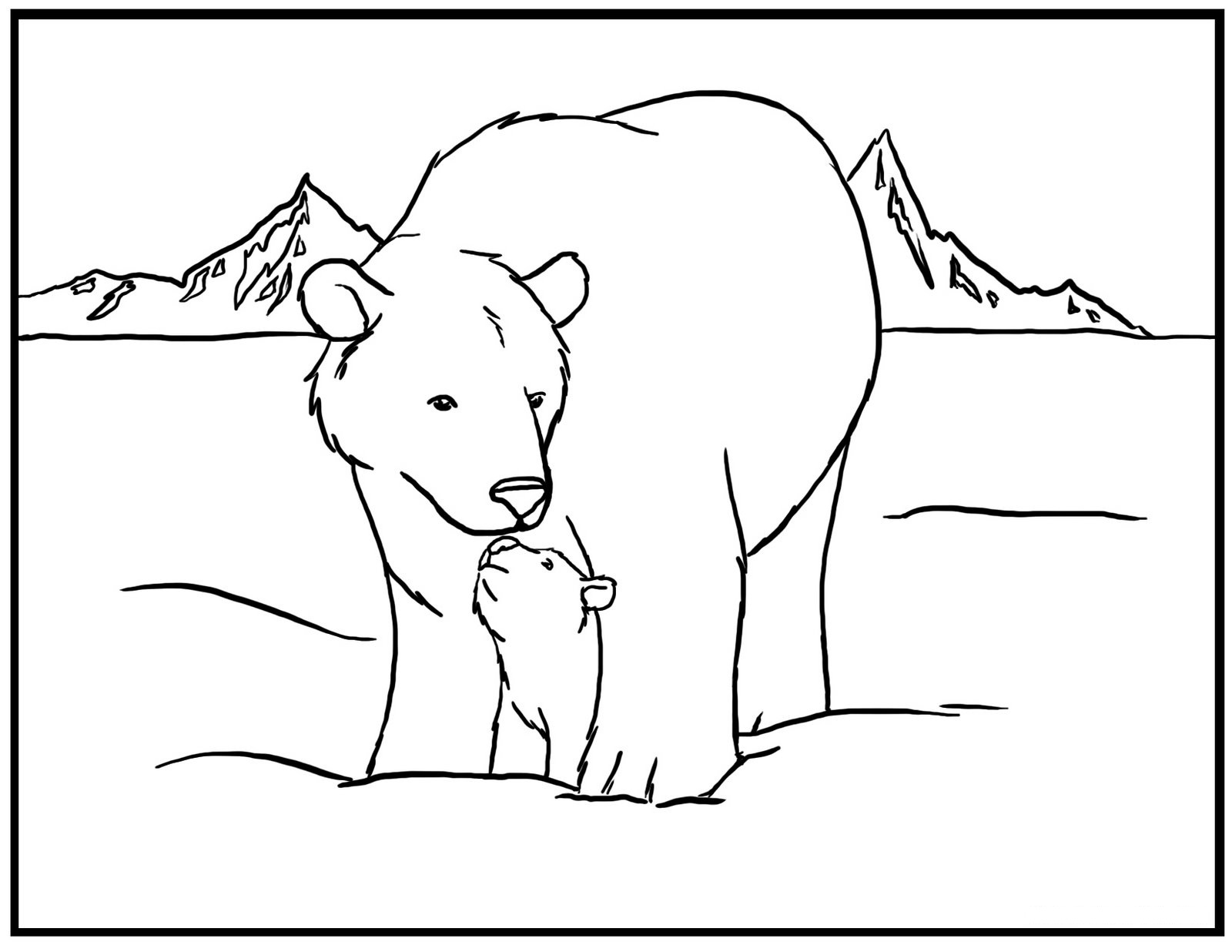 polar-animals-coloring-pages