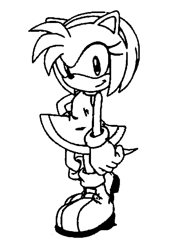 Boom amy (free to color it)  Hedgehog drawing, Unique coloring pages,  Coloring pages