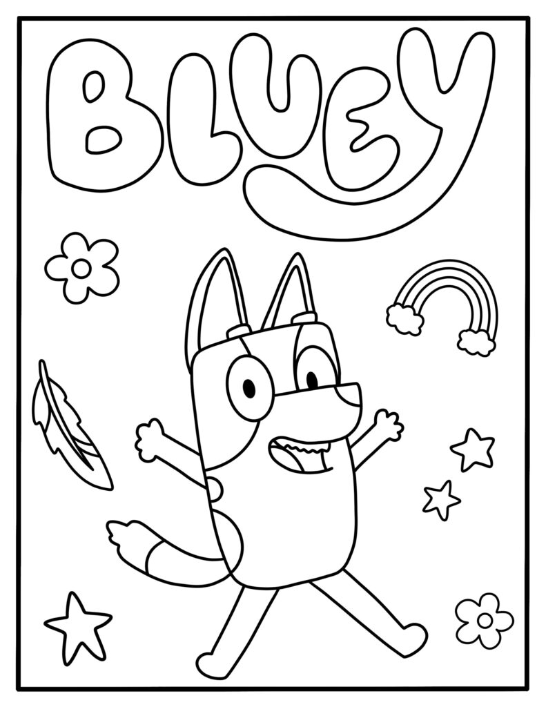 Bluey Coloring Pages