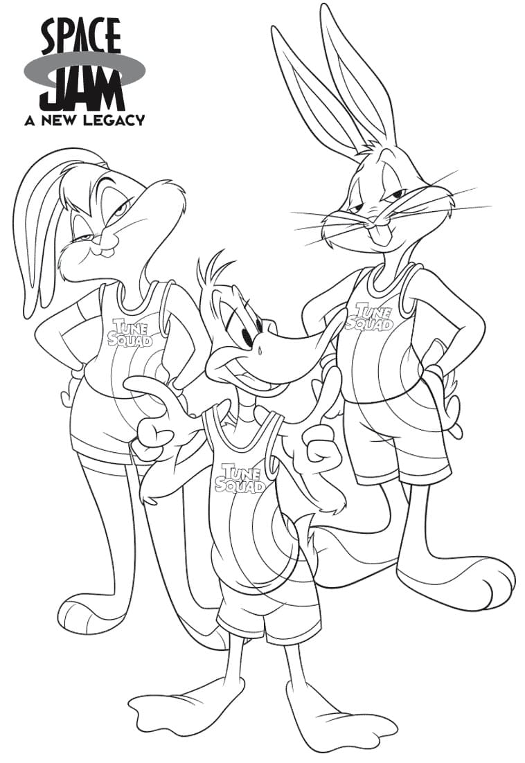 Space Jam Coloring Pages Best Coloring Pages For Kids