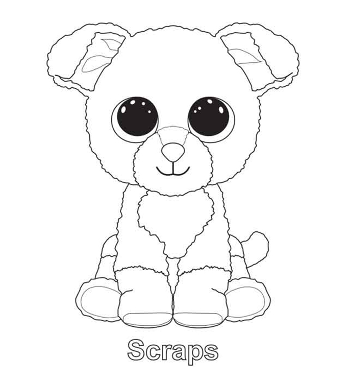 beanie boo magic coloring pages