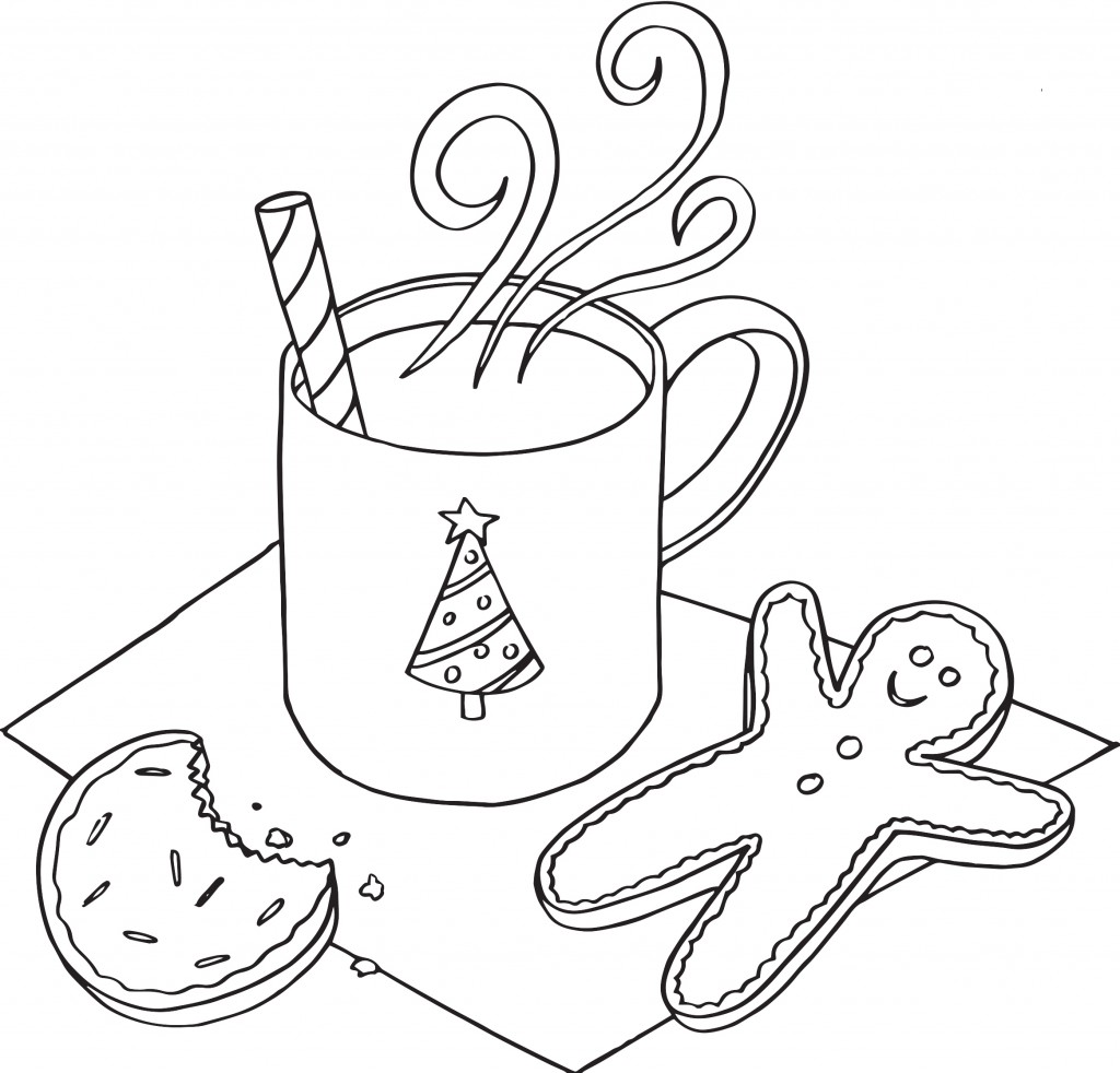 Hot Cocoa Coloring Pages Best Coloring Pages For Kids