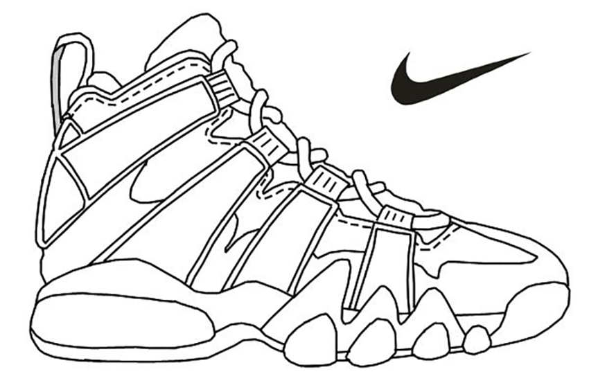 nike soccer coloring pages